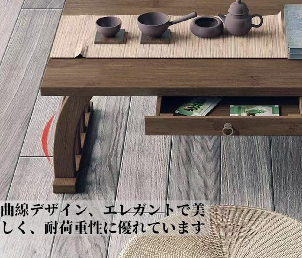 Amazon.co.jp: YongDerDer 和室テーブル ローテーブル 和風 コーヒー