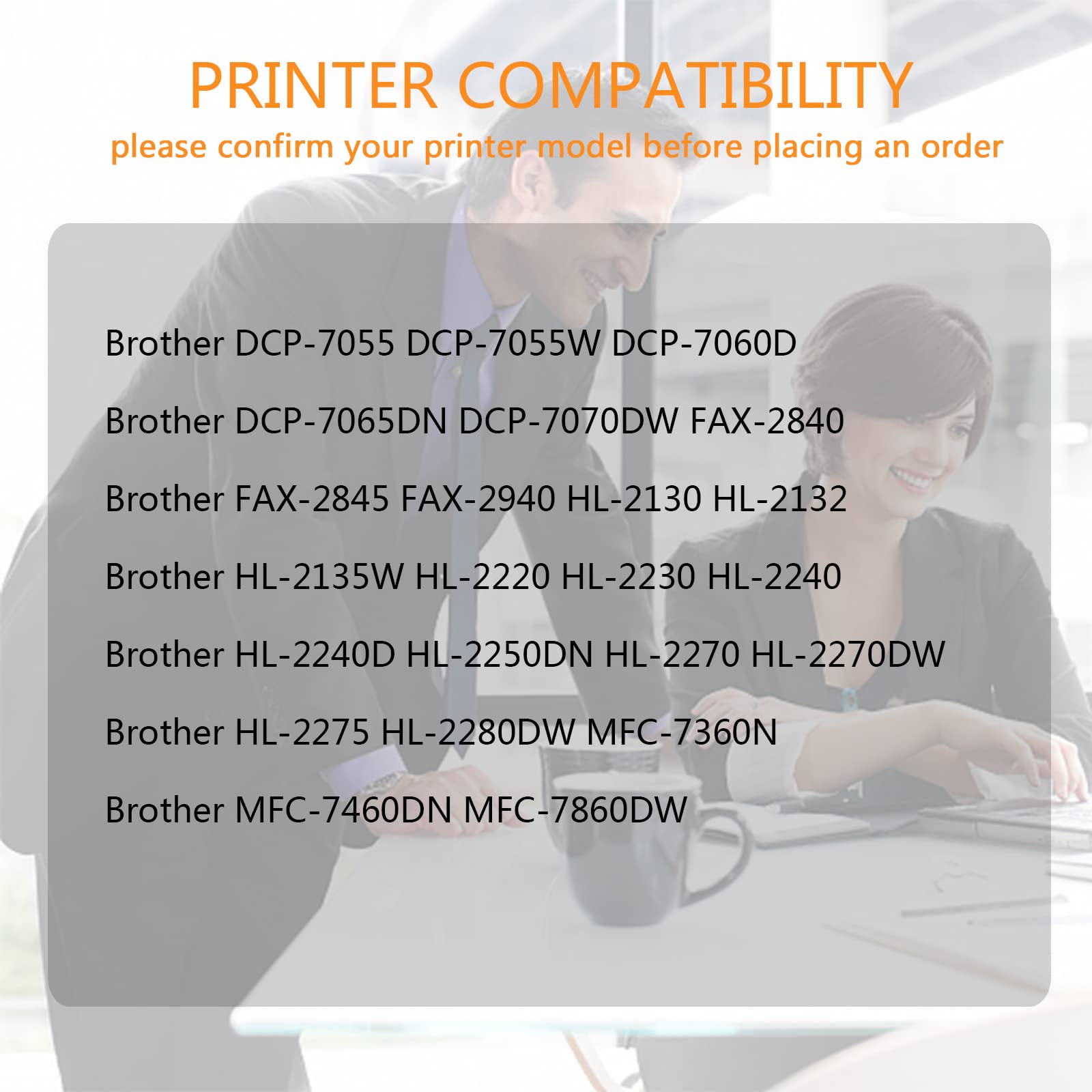 Cartuccia Toner Compatibile Brother TN2220 Nero - Foto 4