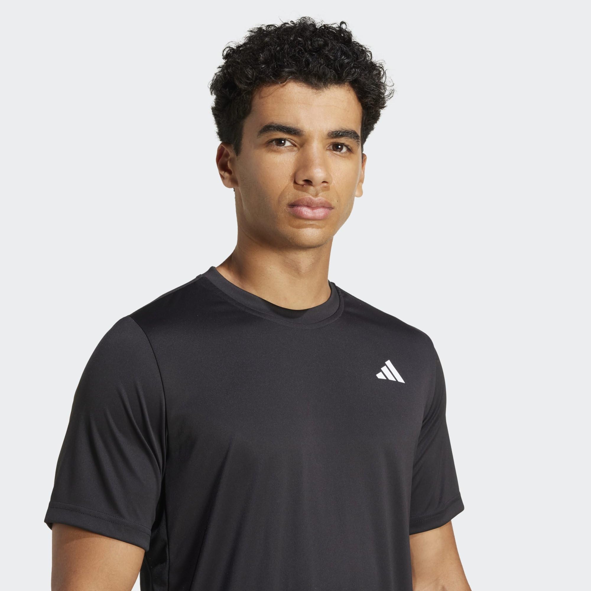 adidas Uomo Club Tennis Climacool Shirt, Black, XXL