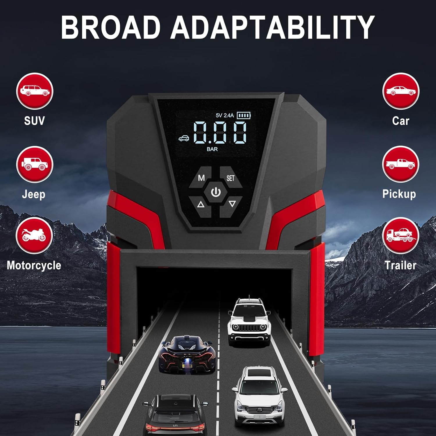 wattstar Ultimate Car Essentials Bundle: 400A Jump Starter with Air Compressor + Premium Trunk Organizer with Insulated Bag – Power, Storage & Organization in One