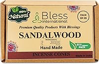 Vista 30 de Bless International Cedro 100% natural - Conos de incienso hechos a mano, sumergidos a mano, orgánicos, sin productos químicos para purificación