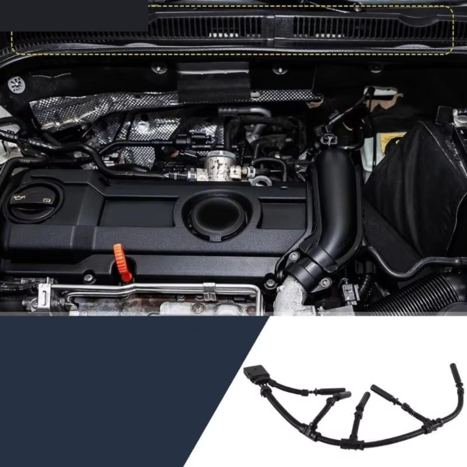 Compatibile Con Per Transporter 2003-2010 Cablaggio Candelette Per Auto Accessori Di Ricambio Cablaggio Candelette Auto Motore 070971277B 299220 candela preriscaldamento