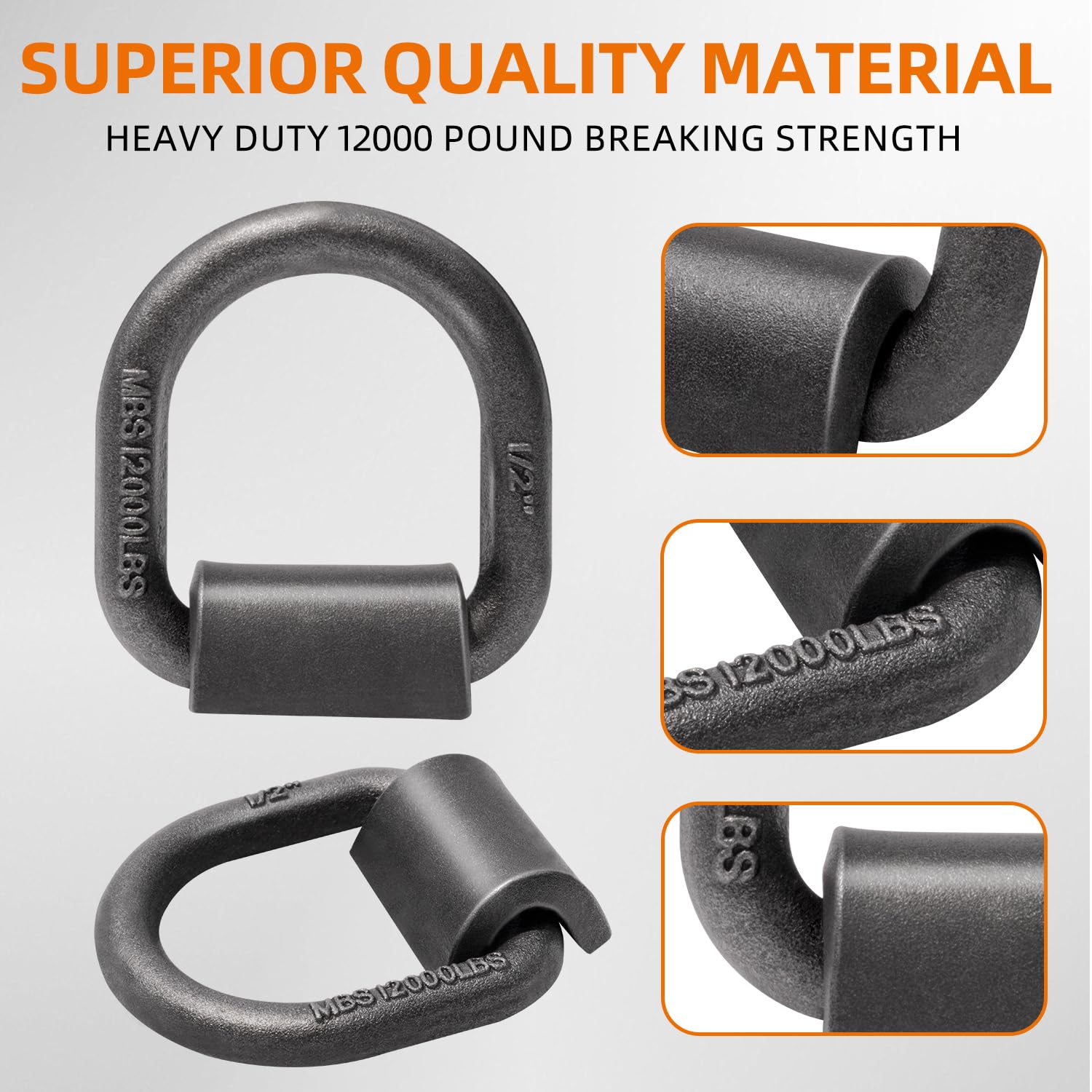 1/2 Saldatura d Anello Ancoraggio (8PCS)