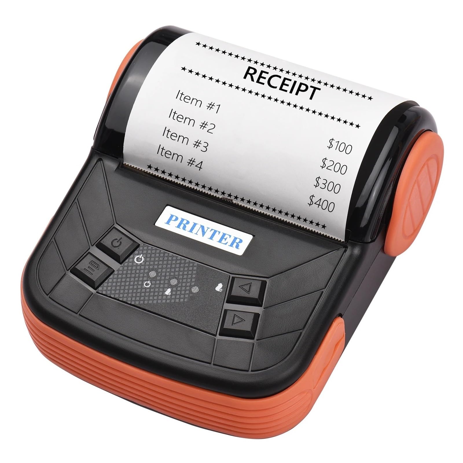 Stampante Termica per Etichette MTP-3 Stampante for Ricevute Portatile da 80 Mm Stampante Termica Bluetooth Wireless Stampante for Fatture Mobile Comando di Stampa ESC/POS for Il Negozio