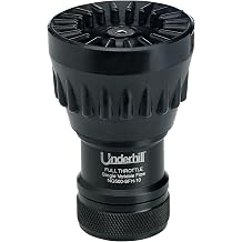 Underhill Garden Water Hose Nozzle Sprayer Jet Attachment, Heavy-Duty Metal and Rubber, Adjustable, Magnum UltraMax Premium Plus Series 3/4" High Flow Turbo Shift, NG550-DFH-75