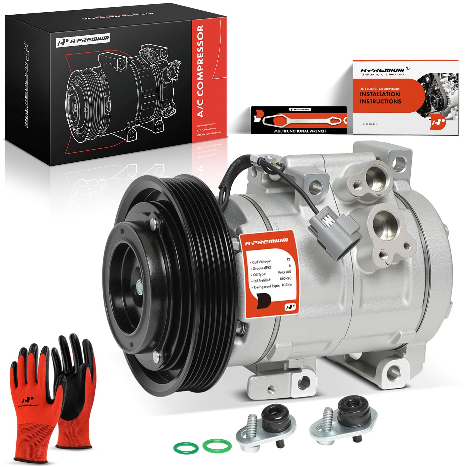 Amazon.com: A-Premium Air Conditioner AC Compressor with Clutch