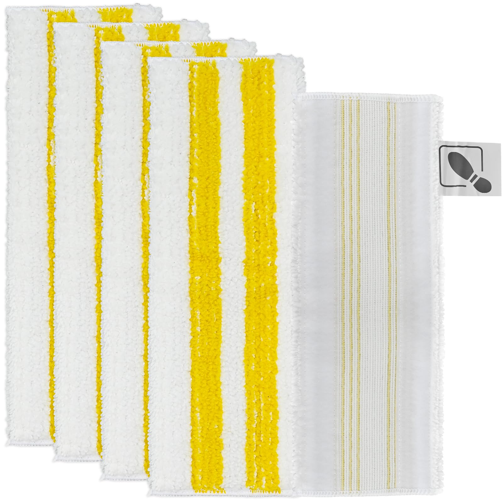 TAIANJI Microfibre Floor Pads Compatible with Karcher SC2 SC3 SC4 SC5, Washable Reusable (5 Pack)