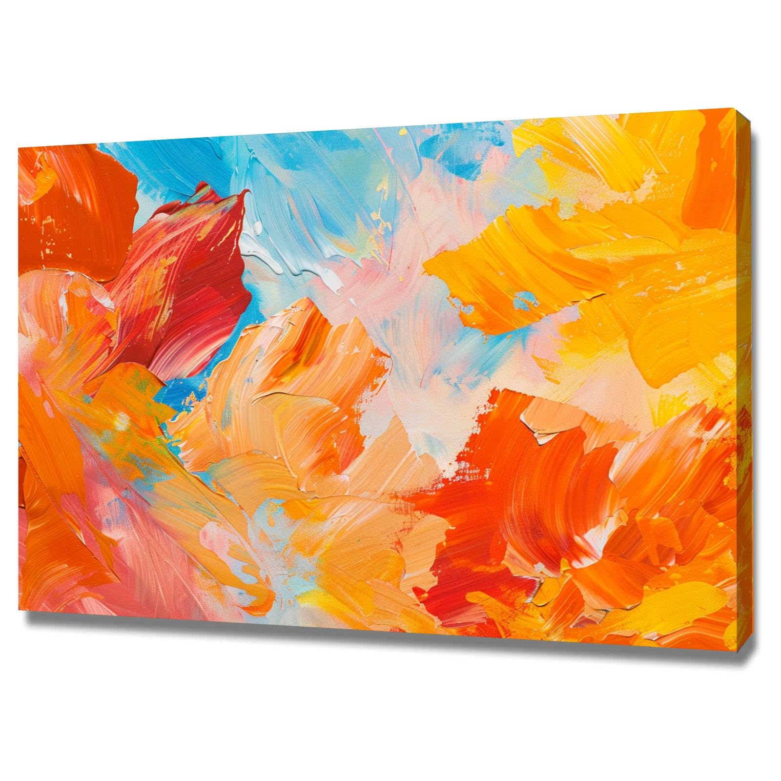 Cuadros abstractos modernos para decorar tu oficina en casa y lograr un dormitorio elegante 8