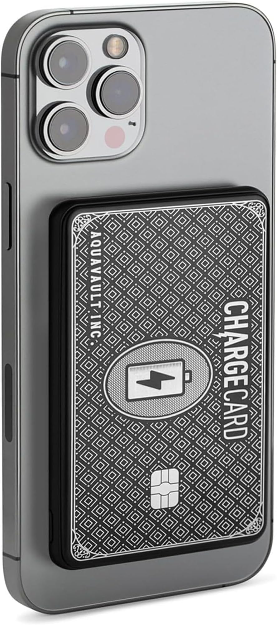 Chargecard Magsafe Portable Charger 5000mAh 20W Fast Charge - Magnetic Power Bank, Ultra-Slim Battery Pack Compatible with iPhone 12-17 Series & Android (Black)