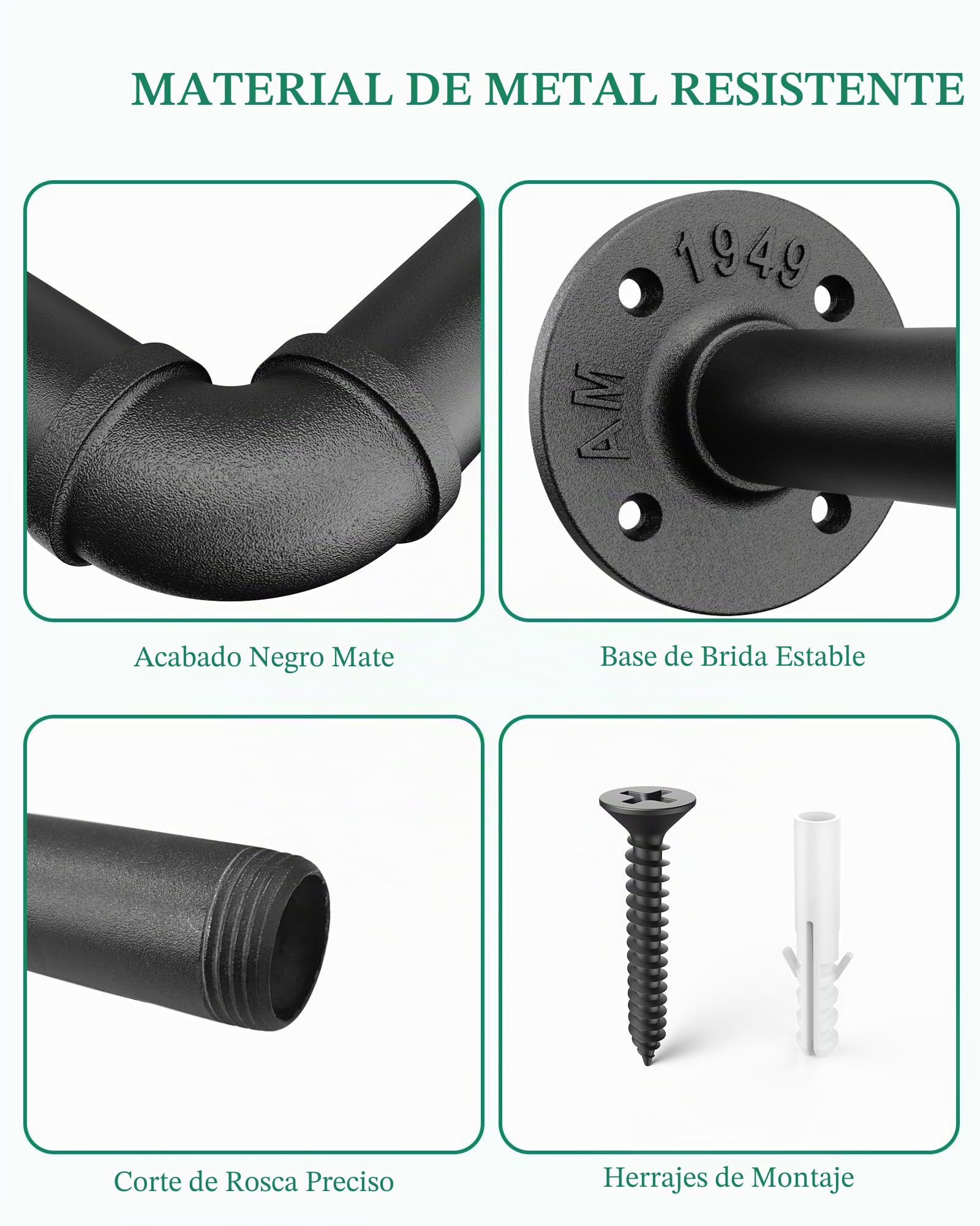 SOFITORG Colgador de Plantas para Interiores, Barra Colgante para Plantas de Interior con 6 Cadenas Colgantes, Barra Colgante de Pared para Ventana y Techo, 65.7 Pulgadas, Metal/Negro, macetas no