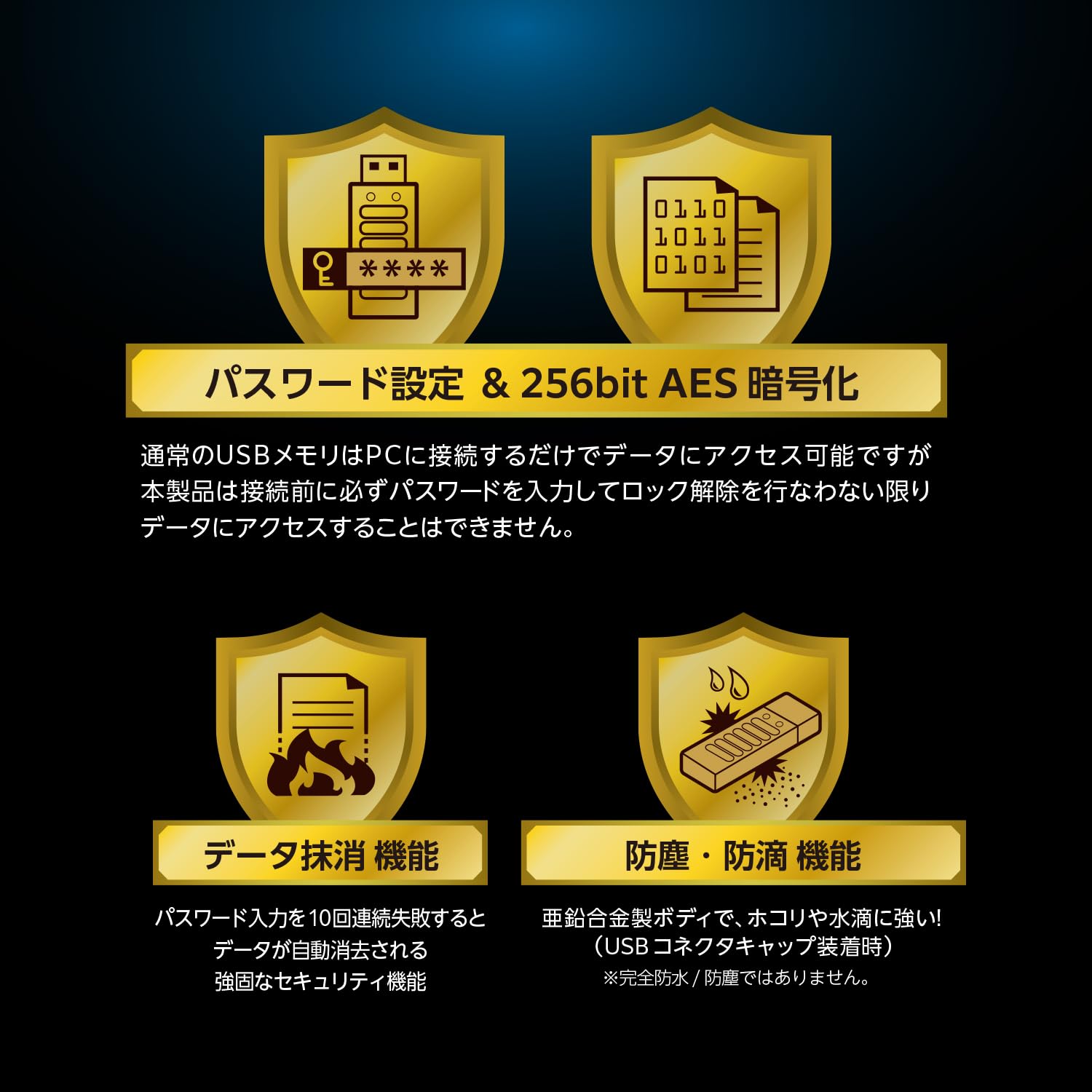 Amazon | センチュリー 「Lock U」 16GB パスワードボタン付き  