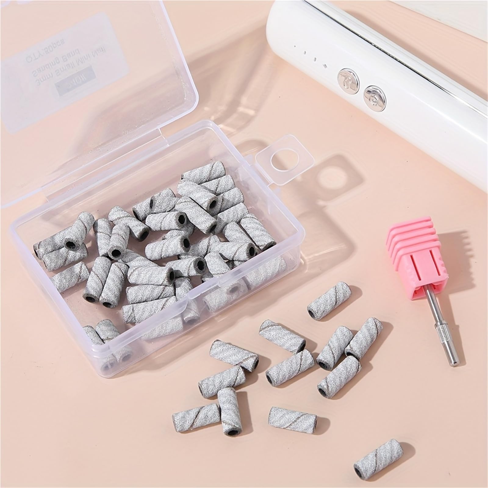 For Nail Art Grit Mini brocas for uñas for manicura y pedicura(180 Grit)