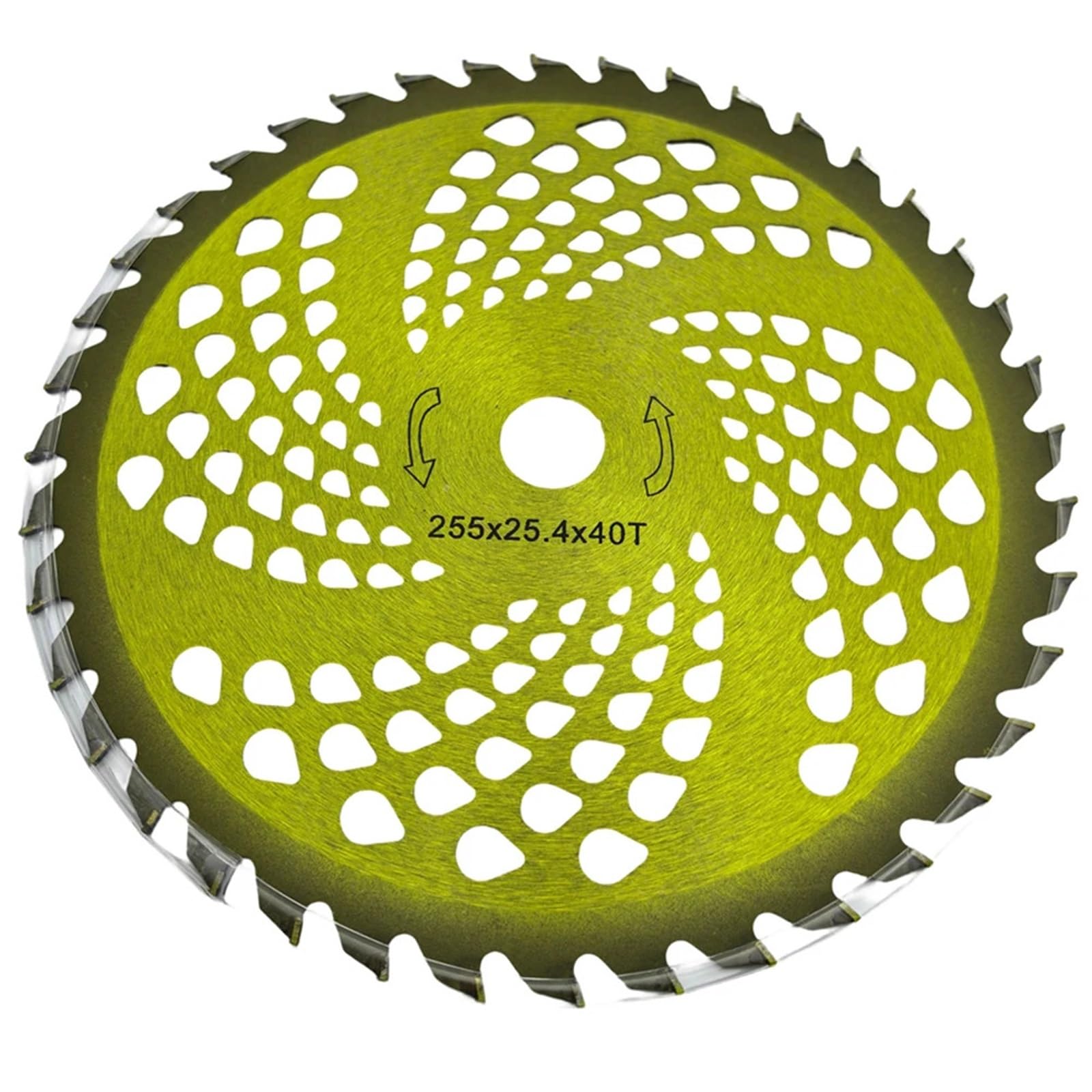 Hoja De Sierra for Desbrozadora, Accesorio De Corte De Repuesto De Aleación De 40 Dientes, 255mm X 25,4mm