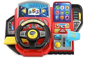 VTech Race & Discover Driver Educational Vehicle Driving Simulator Toy