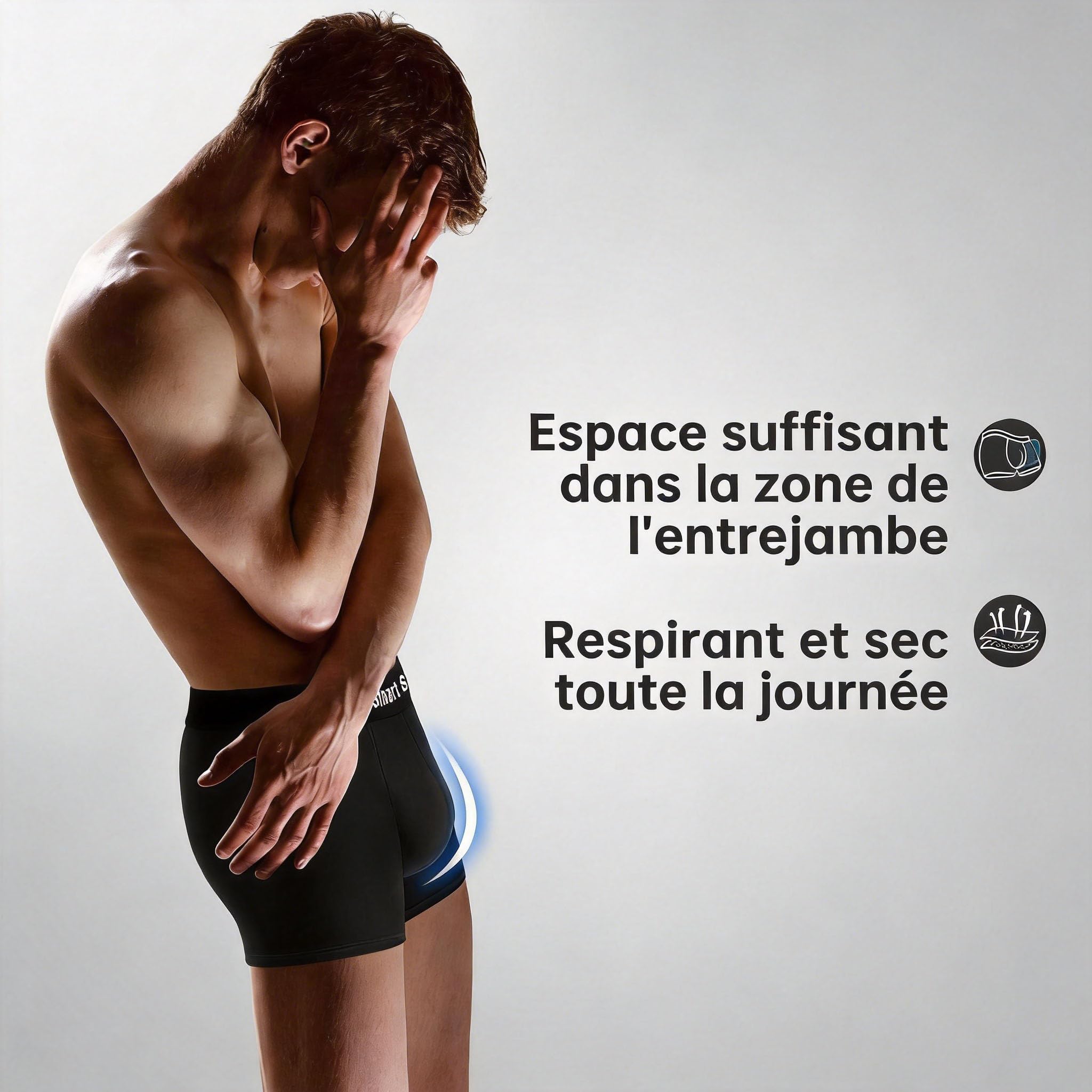 Smart Sir Boxer Homme Lot de 12, Coton Peigné Doux & Respirant | Confort Bien ajusté, Épouse les Formes, Caleçon homme, Sans Ourlets Qui Roulent, Calecon Homme, Sans Étiquettes Irritantes