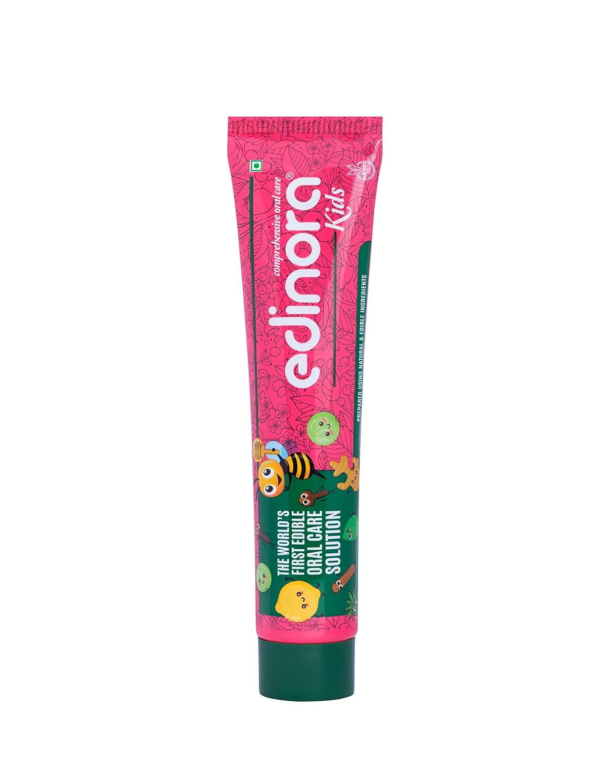 EDINORA KIDS TOOTHPASTE WITHOUT SLS, PARABENS, CALCIUM CARBONATE etc