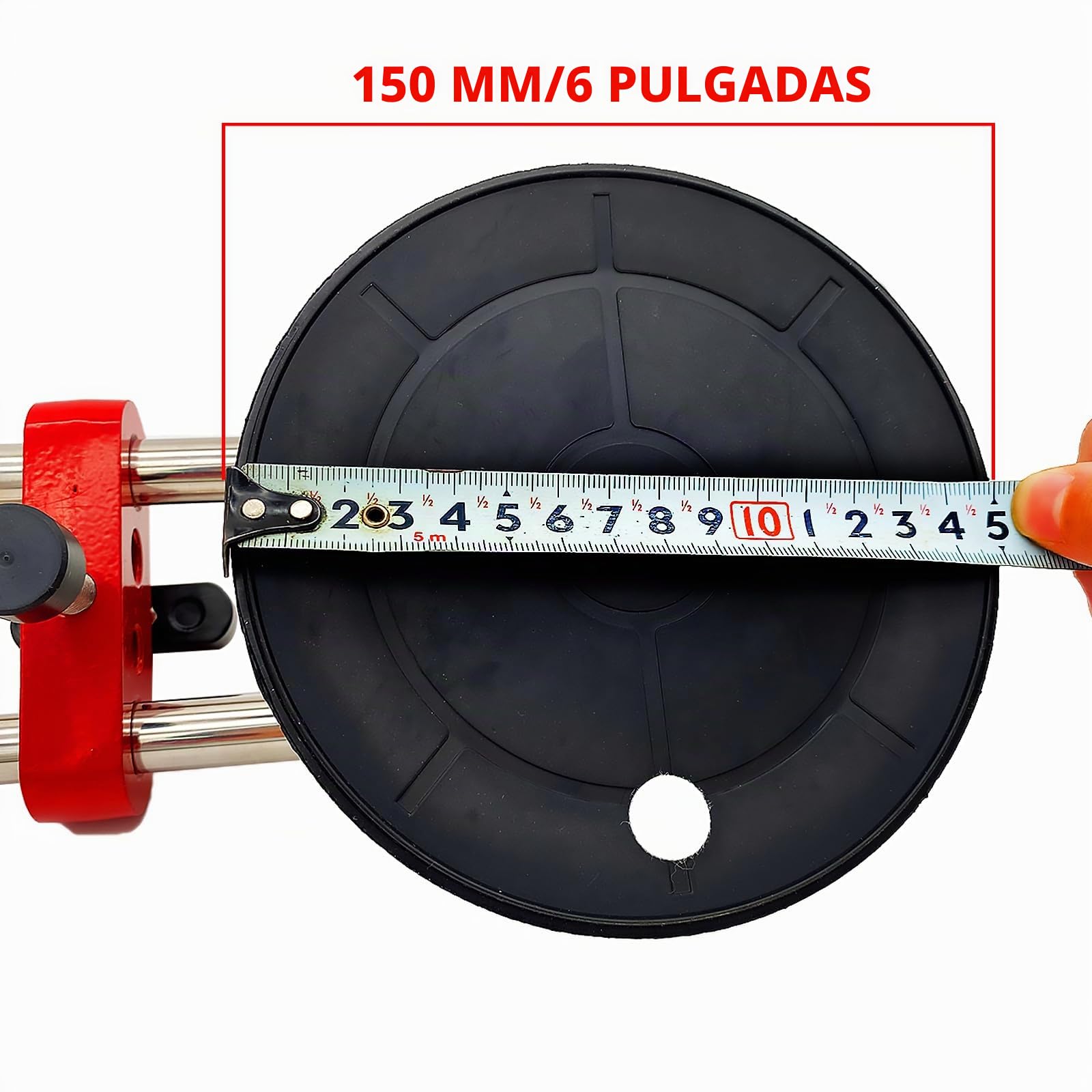 2PCS Ventosa, 6" Setter Uniones Piedra sin Juntas con Ventosa Vacío Doble para Nivelar Uniones Uniones Herramienta Instalación Ajustador Separación Azulejos para Losas Cuarzo Granito Piedra Mármol