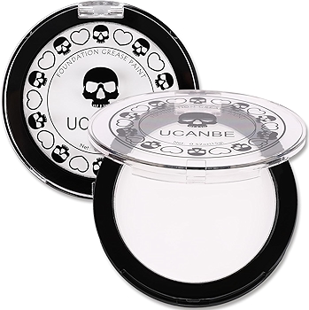 UCANBE Goth White Cream to Powder Foundation Makeup for Face and Body