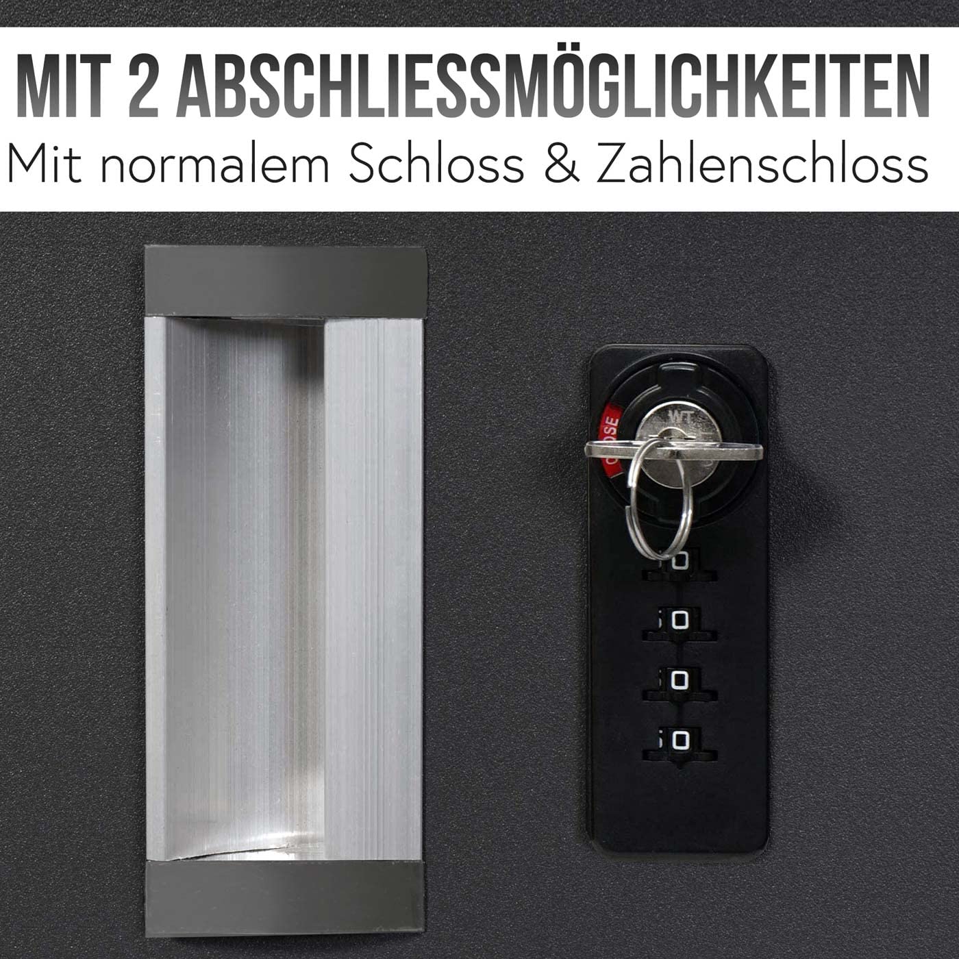 4er-Mülltonnenverkleidung HWC-E83, Mülltonnenbox Mülltonnenabdeckung, erweiterbar 117x263x80cm - anthrazit, Stahl 108kg