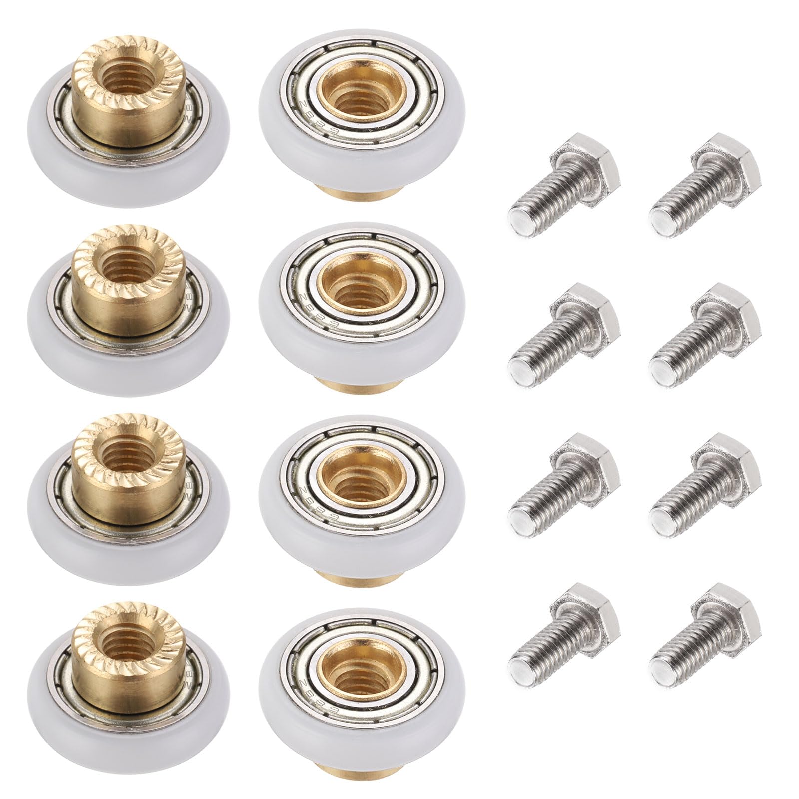 Roulette porte de douche 23mm pour réparer une vitre coulissante bloquée