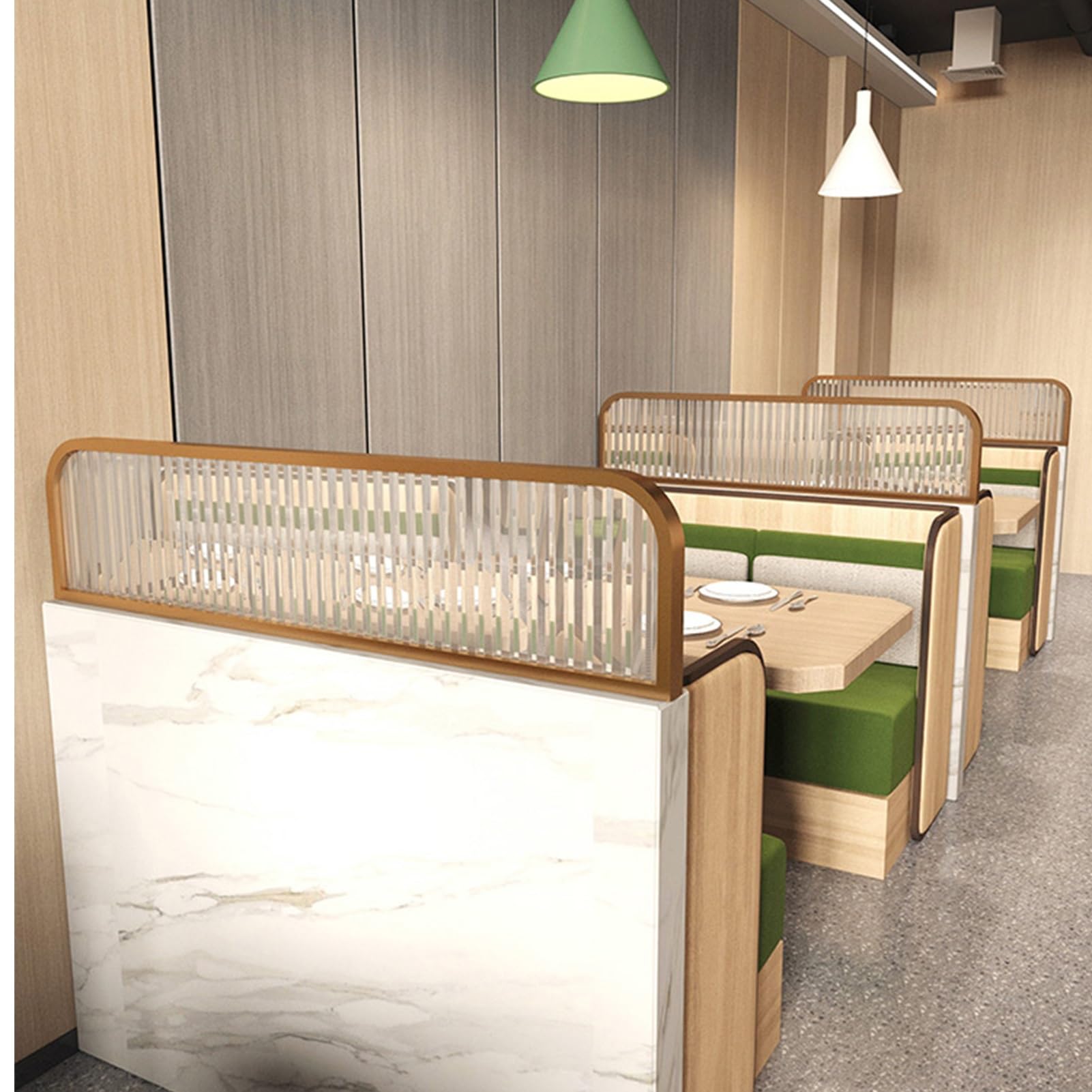 Genérico Mampara acústica para escritorios, mampara de privacidad para Interiores, Ideal para oficinas, restaurantes y hoteles (Negro, 120 x 30 cm)