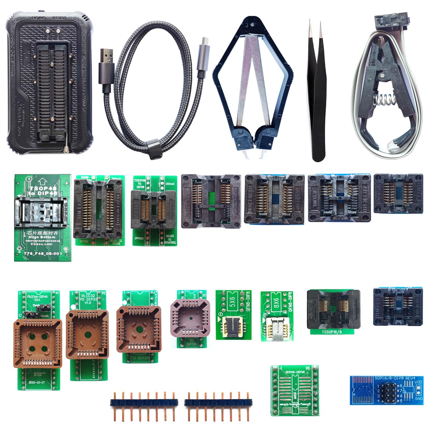 Amazon.com: T76 Programmer USB3.0 Universal Program 17 Adapters