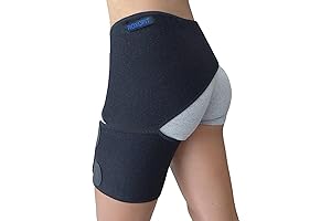 Double Hip Brace for Sciatica Pain Relief with Adjustable Compression Support
