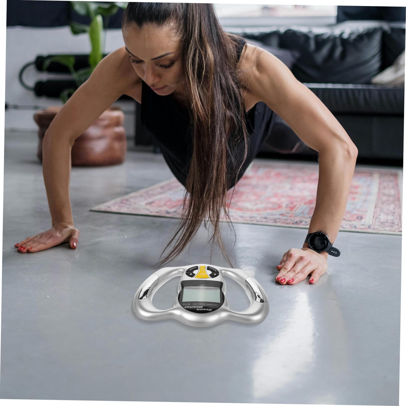 Medidor de Grasa Corporal Portátil Abs Pantalla Lcd y Bmi