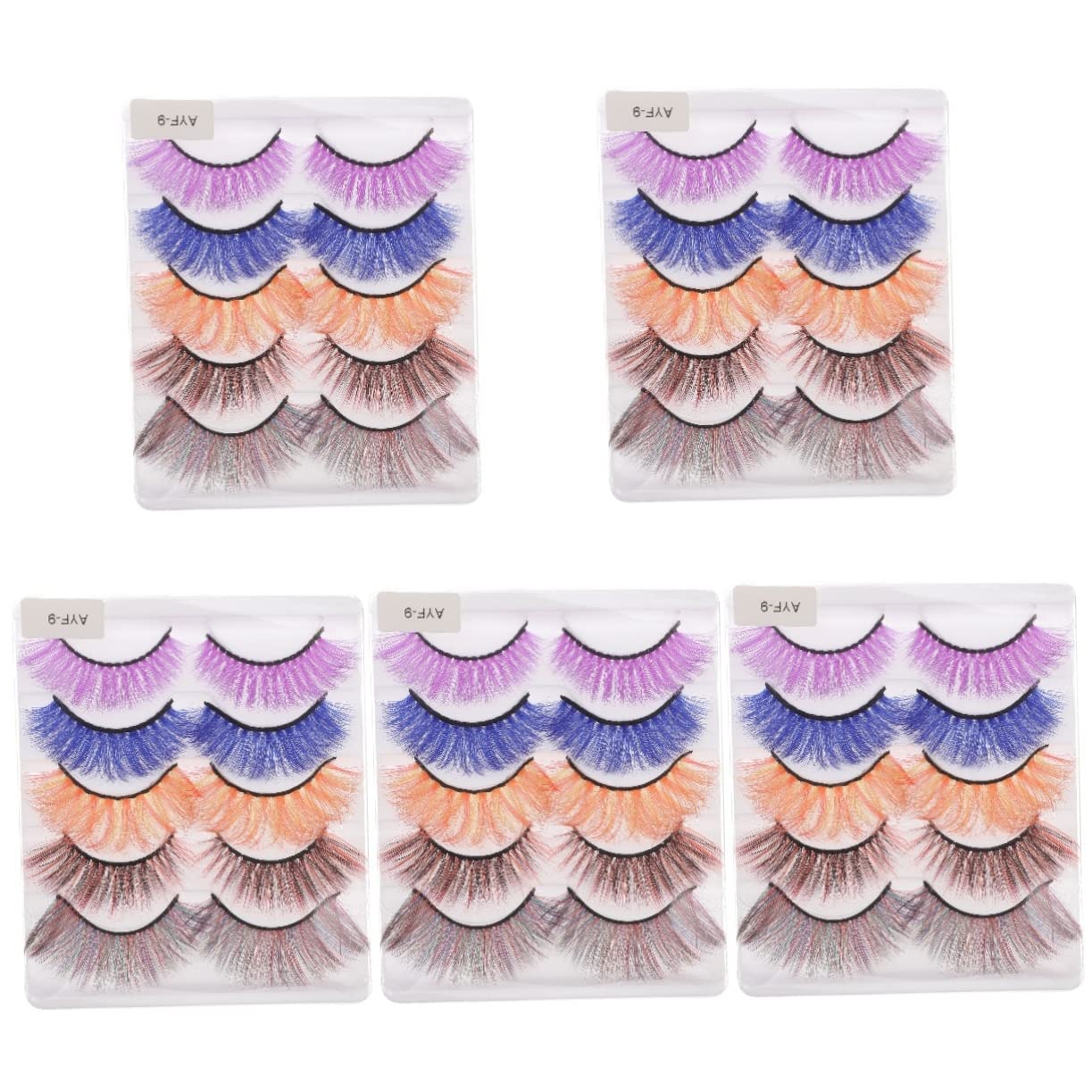 POPETPOP 25paare Falsche Wimpern Natürliche Make-up Wimpern Wiederverwendbare Leichte Und Bequeme Eyelashes Für Einen Aufsehen Erregenden Look Für Partys Und Besondere Anlässe
