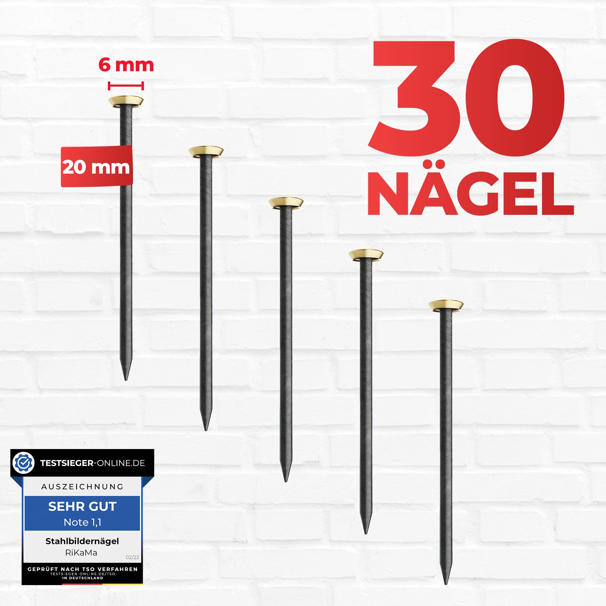 Chiodi A Filo TOX 4.2x120mm - Testa Svasata Per Legno - Confezione 400g - Acciaio Lucido - Foto 9