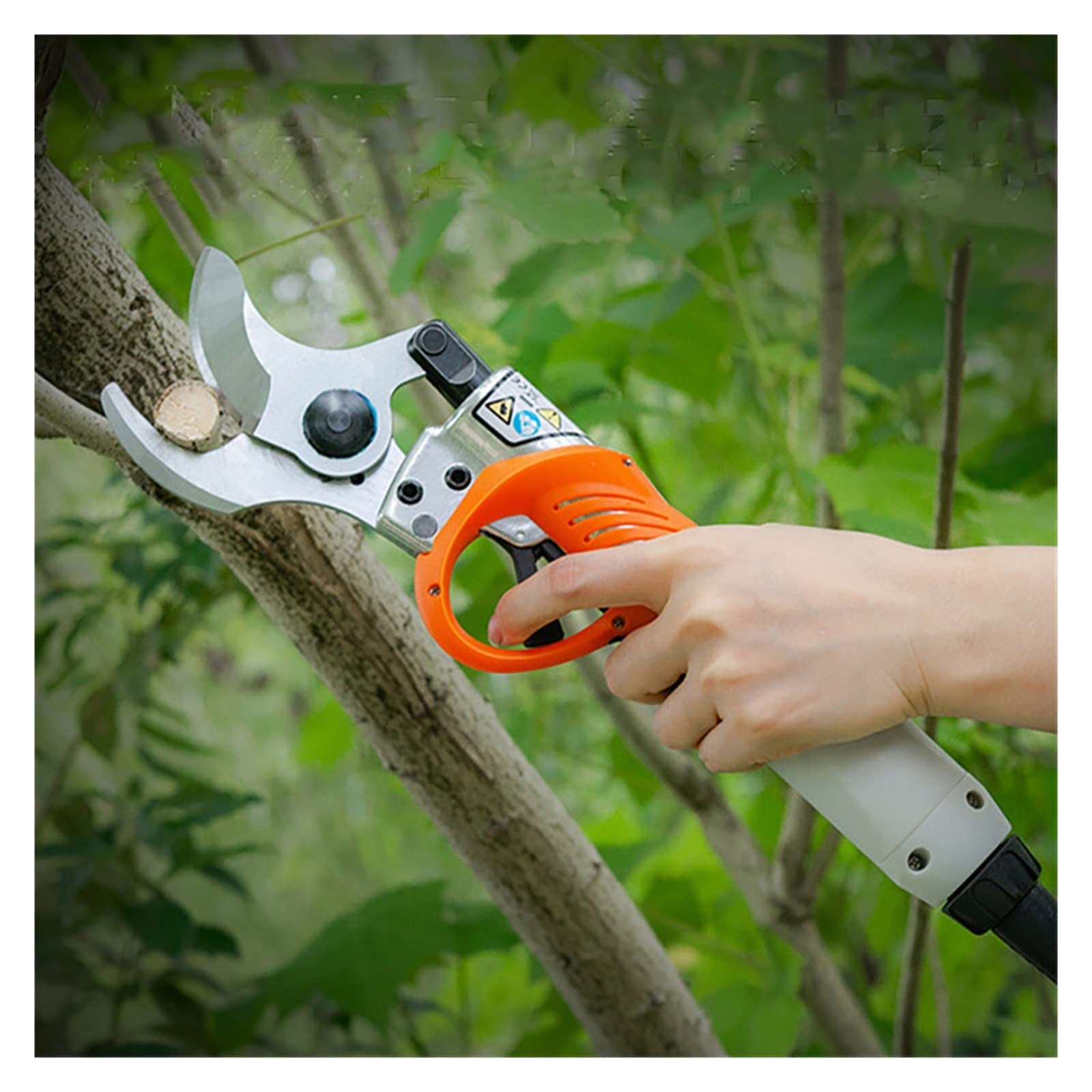 Tijeras de podar eléctricas, Cizalla progresiva inalámbrica de iones litio 36V, 4Ah, ramas árboles bonsái eficientes, herramientas eléctricas jardín SC-3602 para jardinería con ramas de árboles