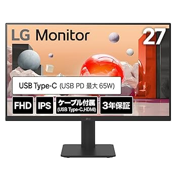 LG 27MP37VQ-B ディスプレイ モニター 27インチ フルHD LG 27MP37VQ-B ディスプレイ モニター 27インチ フルHD Amazon