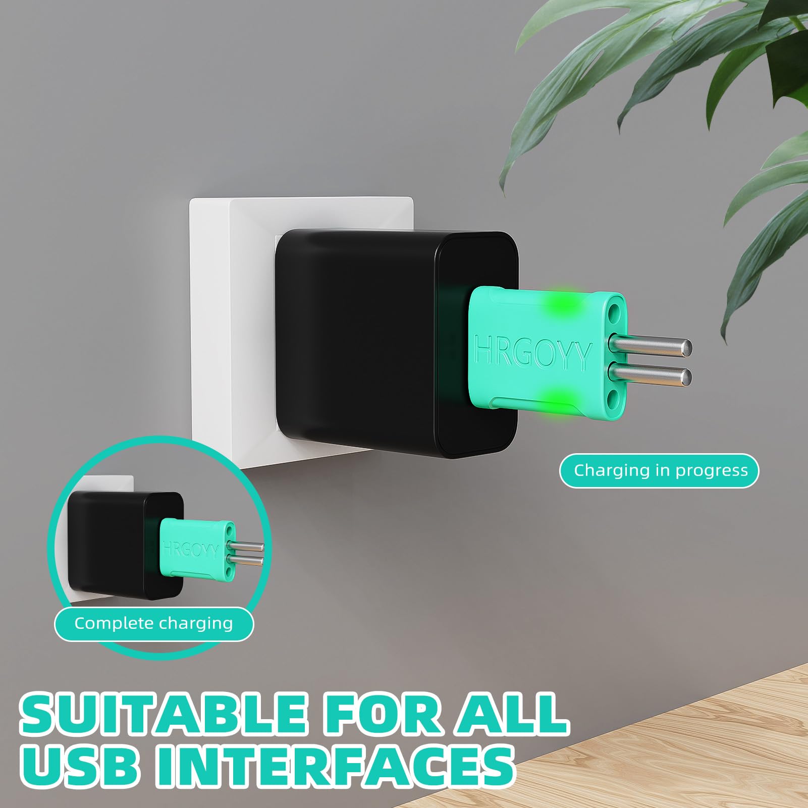 CR425 LED Batería recargable para campanas de alarma de pesca con cargador USB