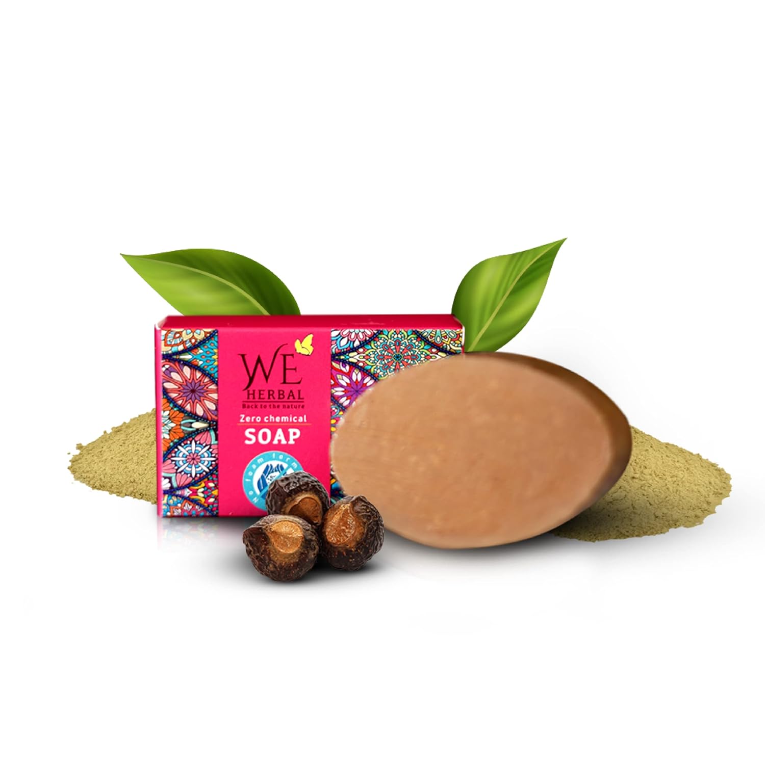 Buy WE HERBAL ZERO CHEMICAL SOAP 100 natural and organic soap