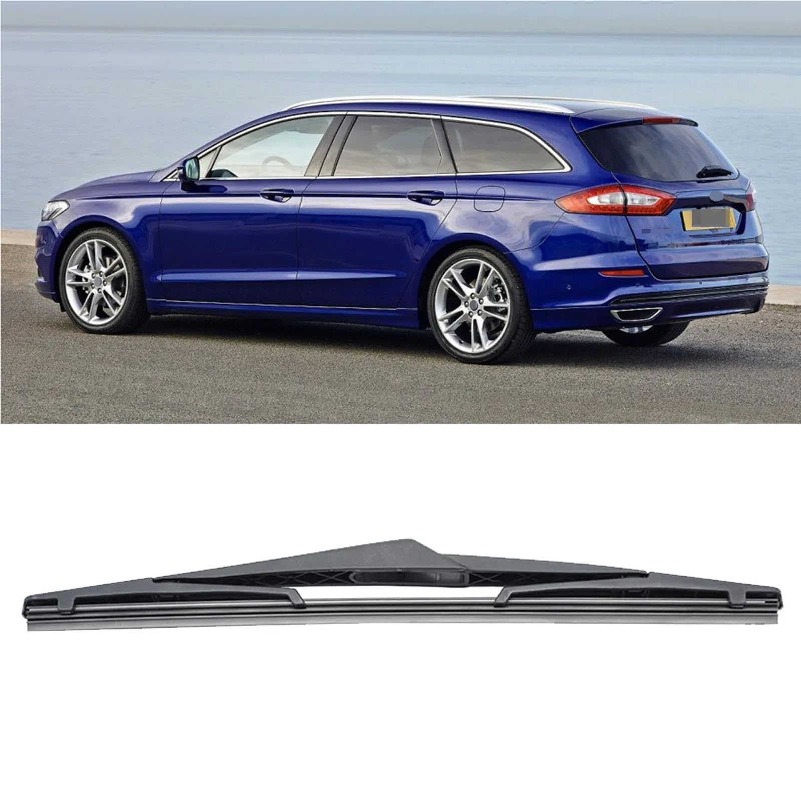 Escobilla limpiaparabrisas trasera de 12" compatible con Ford Mondeo 4 IV Estate (2007-2013). Accesorios for coche