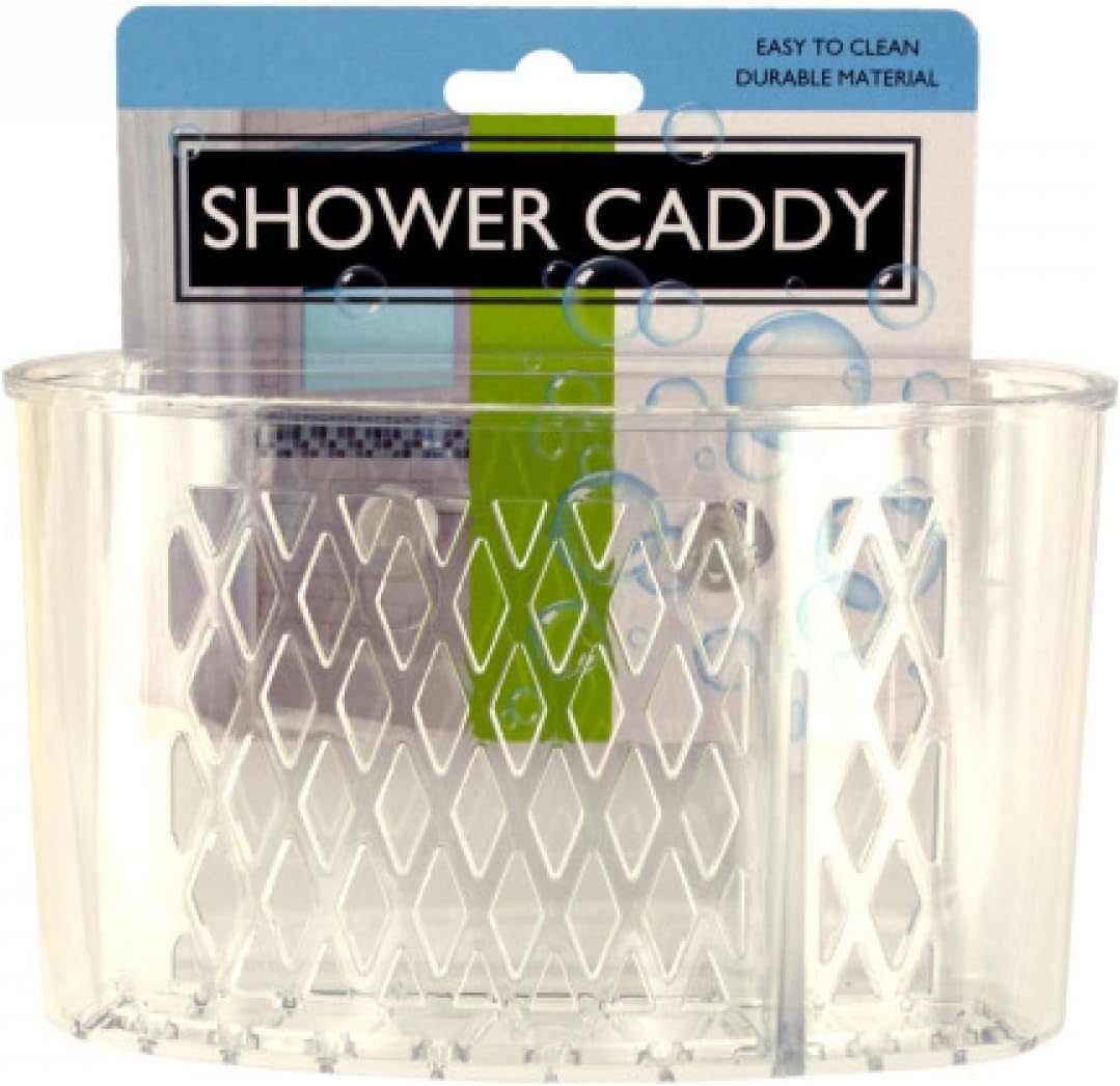 StarSun Depot Transparent Shower Caddy with Suction Cups