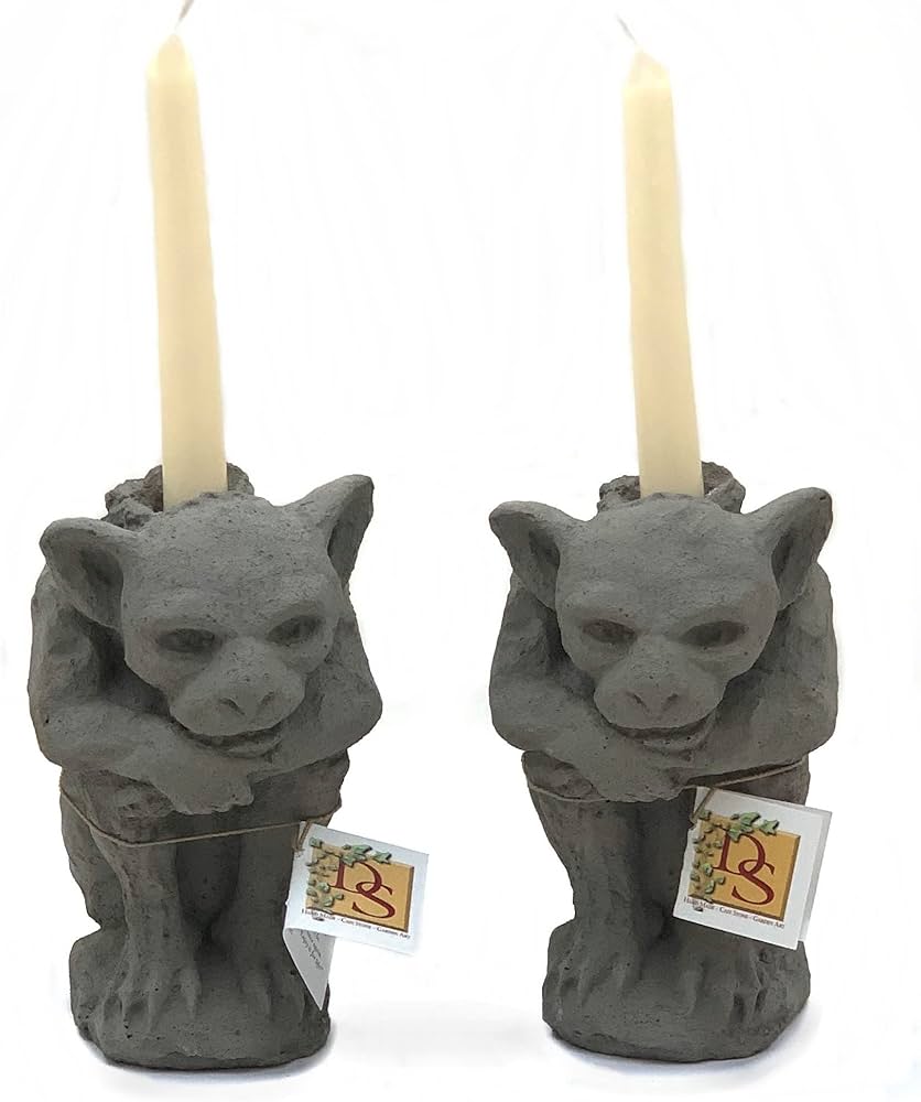 ガーゴイル壁掛けキャンドルホルダー4体Set 楽天市場】ガーゴイル 中世ゴシック キャンドルホルダー 彫像 壁掛け