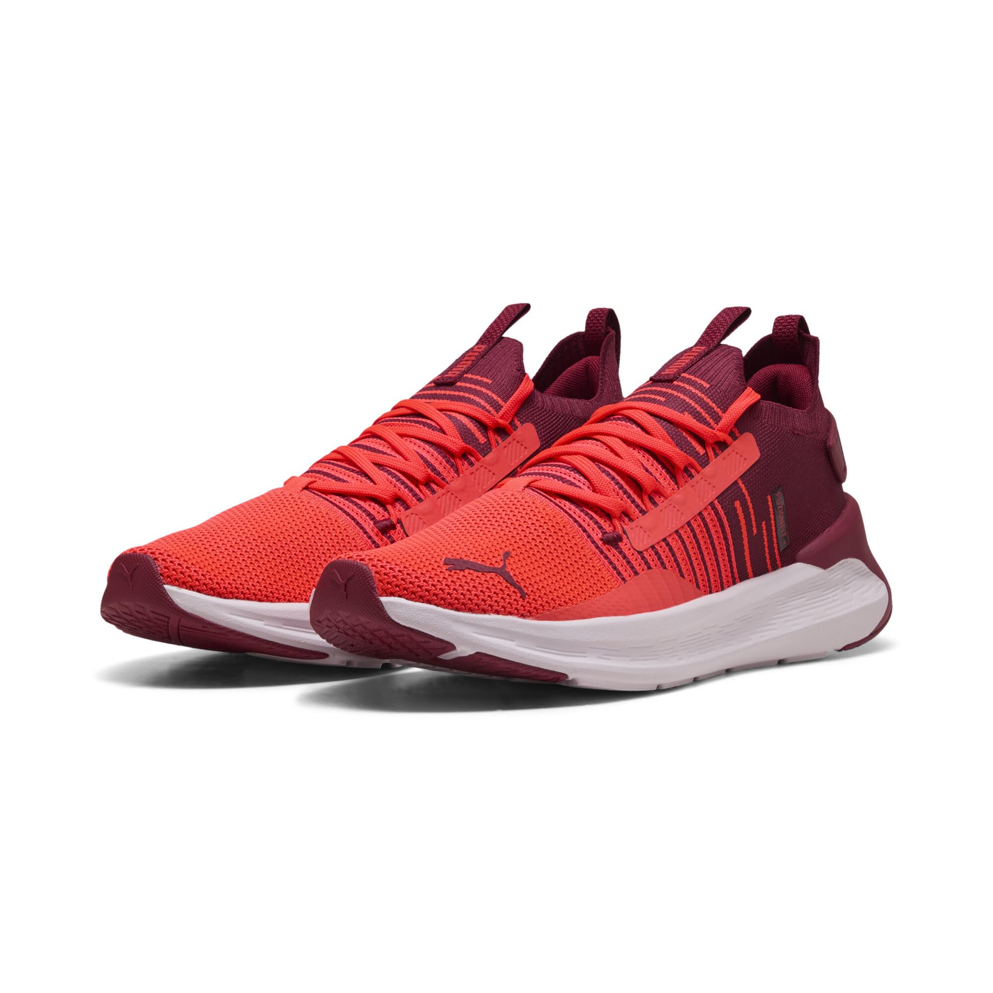 Puma Softride Symmetry Fuzion LS Unisex Sneaker Schuhe 311482 16 Red Garnet