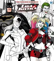 Liga da Justiça Livro para Colorir Antiestresse