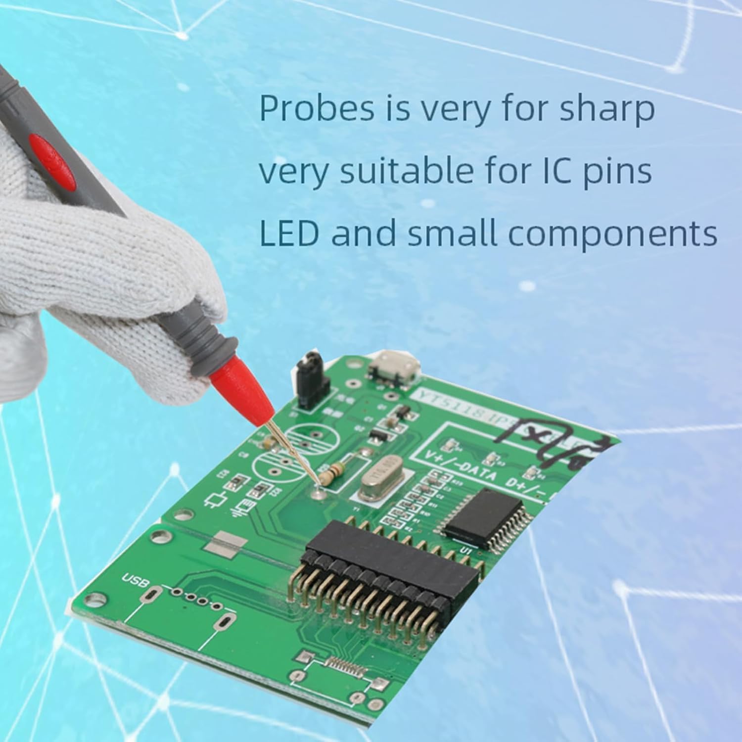 Multimeter Probe Support Snapklik.com : 1000V 20A Multimeter Test Leads, 4PCS Multimeter Probes ...