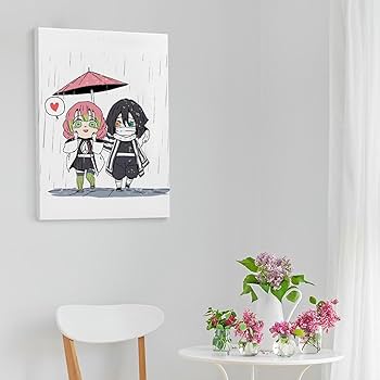 鬼滅の刃 伊黒小芭内 額装品 アートパネル 伊黒小芭内 #鬼滅の刃 #ルービックキューブ