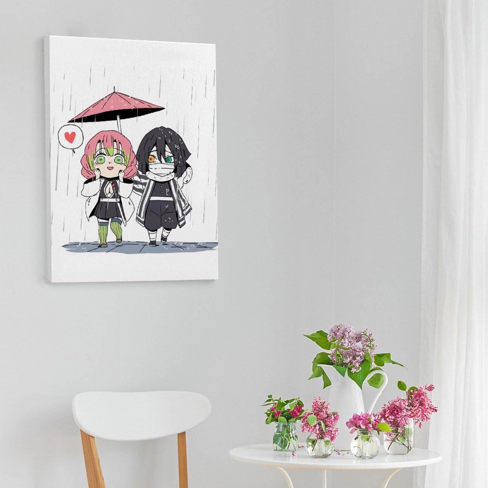 Amazon.co.jp: アートパネル 鬼滅の刃 甘露寺 蜜璃 伊黒 小芭内