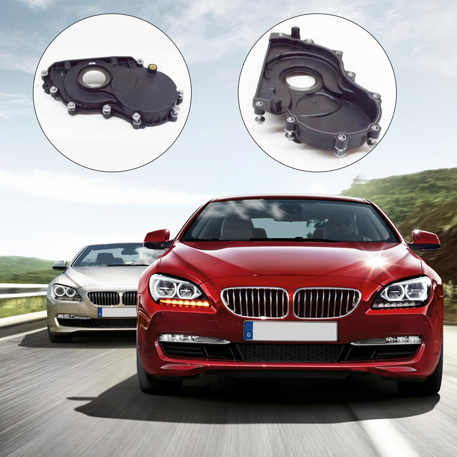 Car Reliable Camshaft Oil Timing Cover Plate Engine Upper Timing  