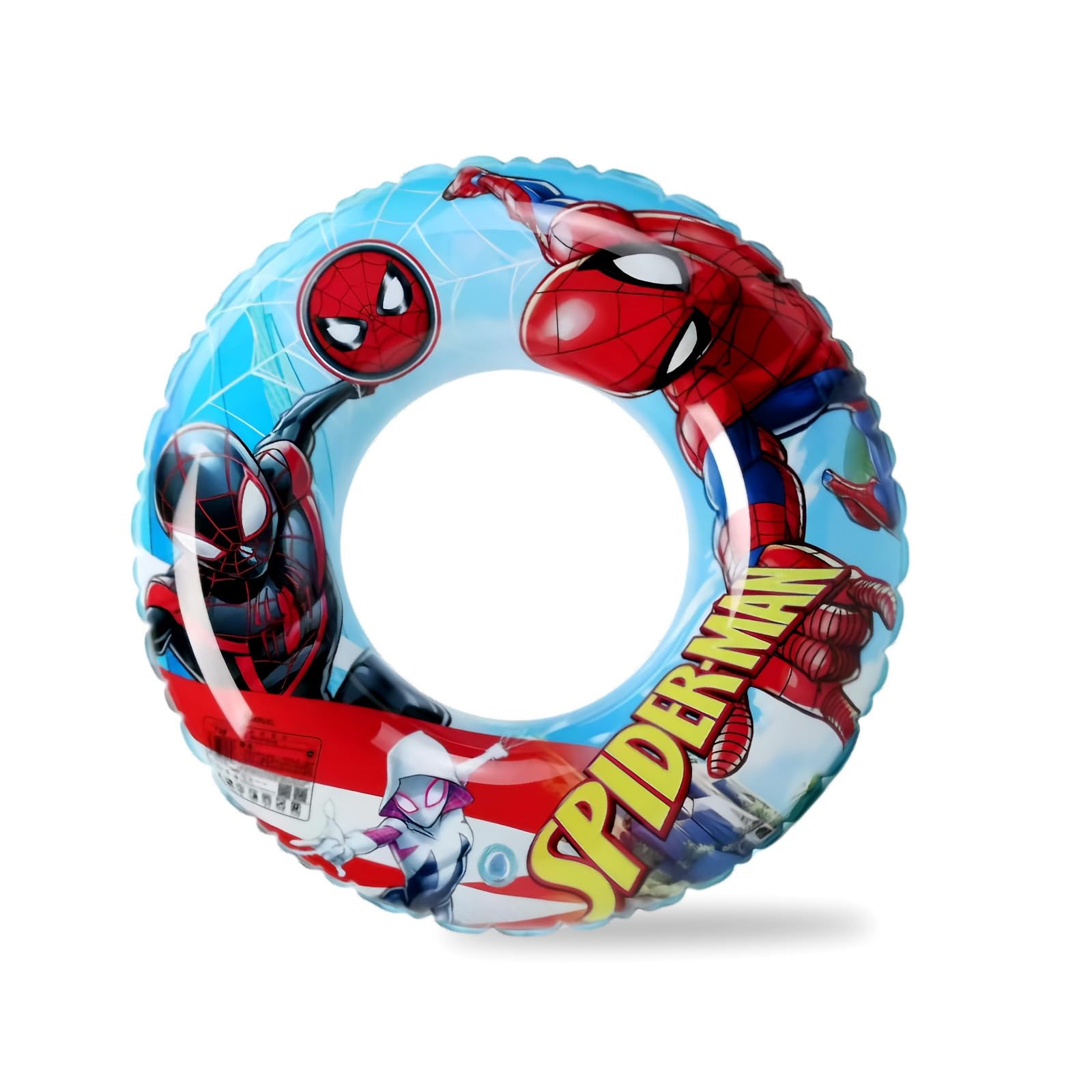 Spider Rubber Rings for Kids Superhero Swimming Ring 3-10 Years,PVC Cartoon Inflatable Pool Rings