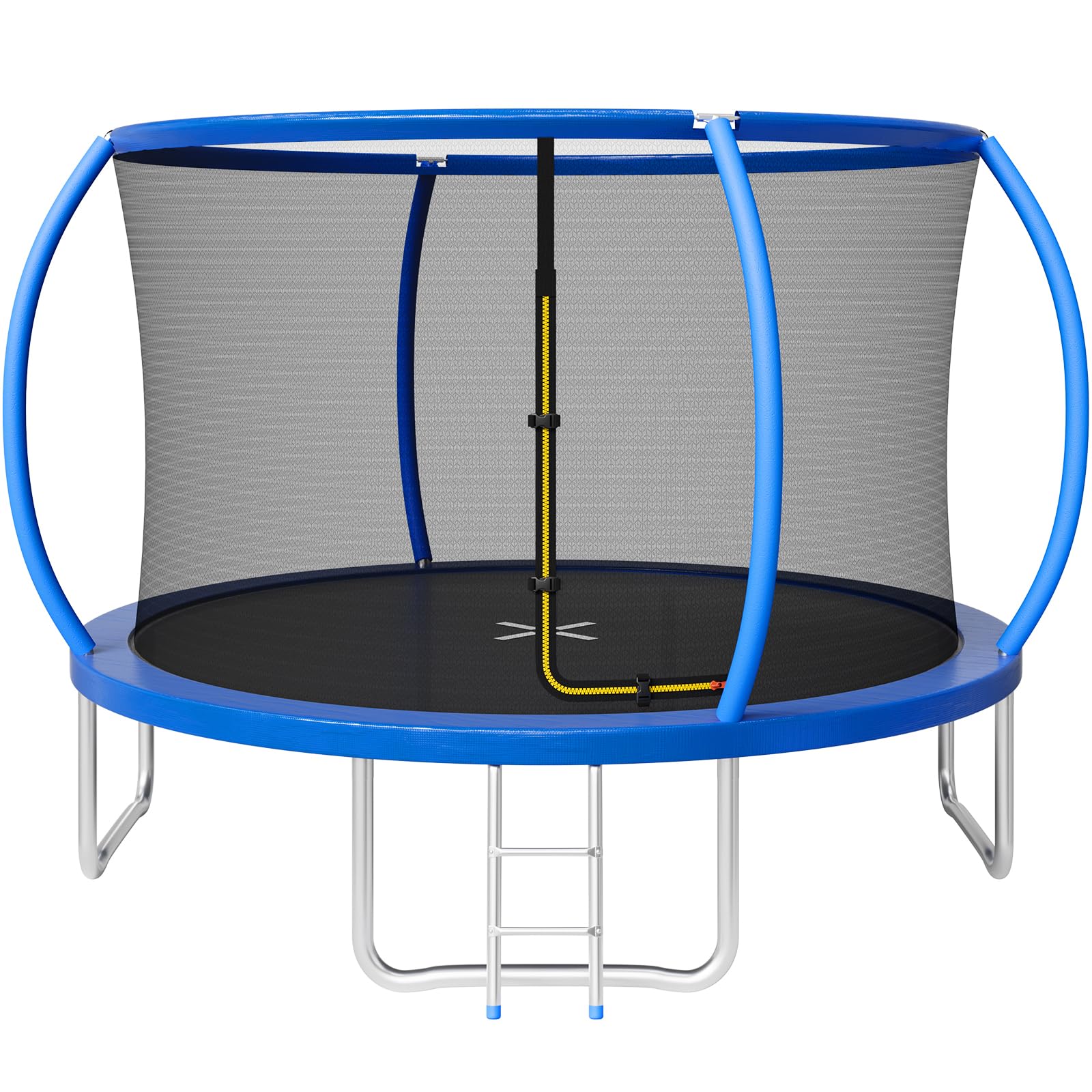 JUMMICO Trampolin Outdoor Ø 183/220/290/360 cm Komplettset mit Sicherheitsnetz, Randabdeckung & Montagezubehör, Rundes Gartentrampolin für Kinder