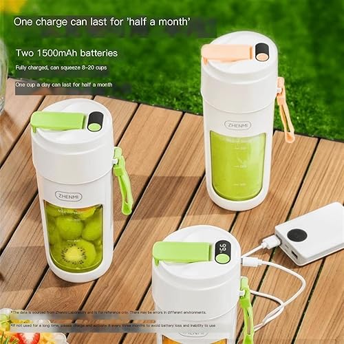 Miniatura 5 de Juicer Multifuncional Inalámbrico Hielo Trituración Alimentos Auxiliar Jugo Taza