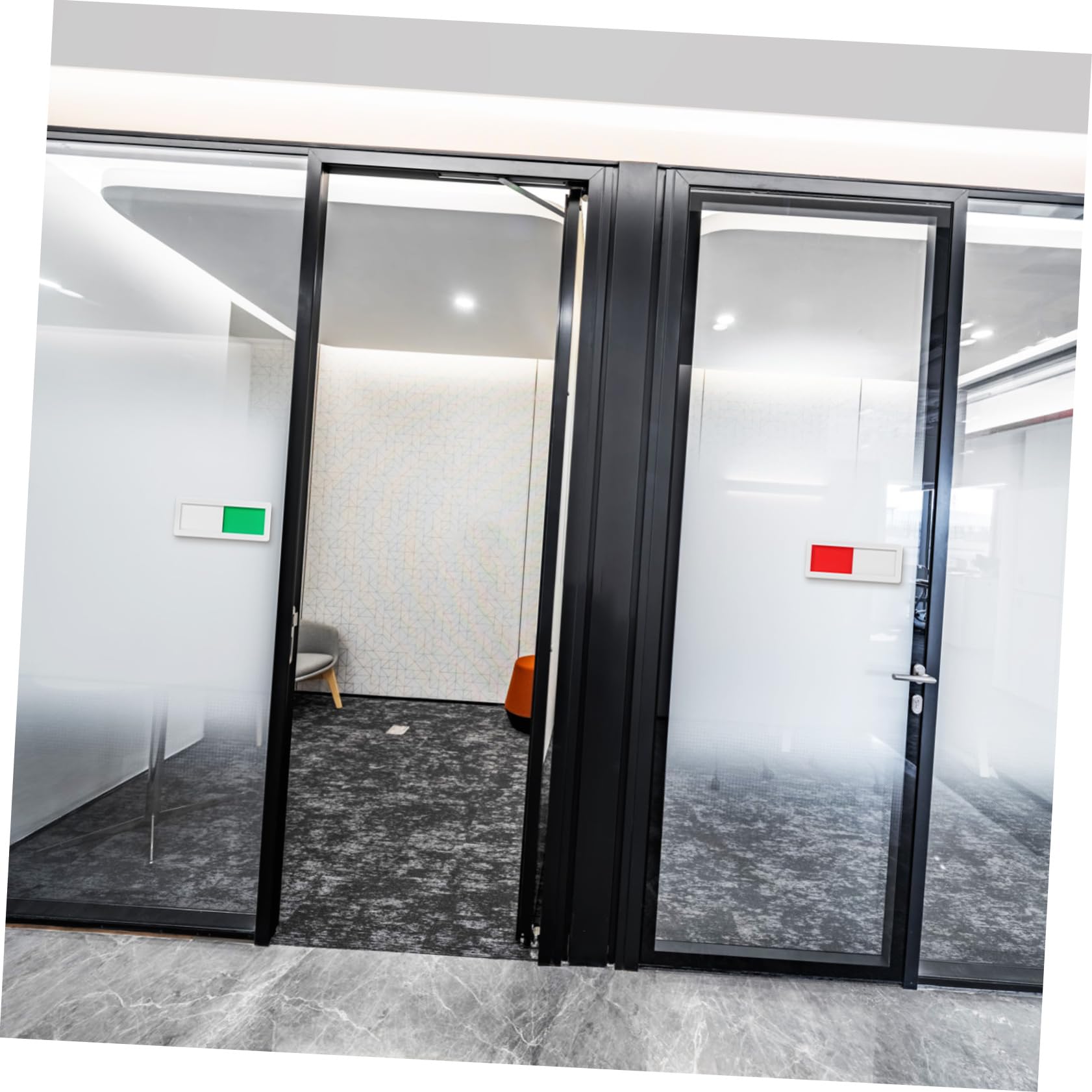 Operitacx 40piezas Letreros De De Puerta Deslizante Para Sala De Reuniones Carteles Ocupado y Diseño Práctico
