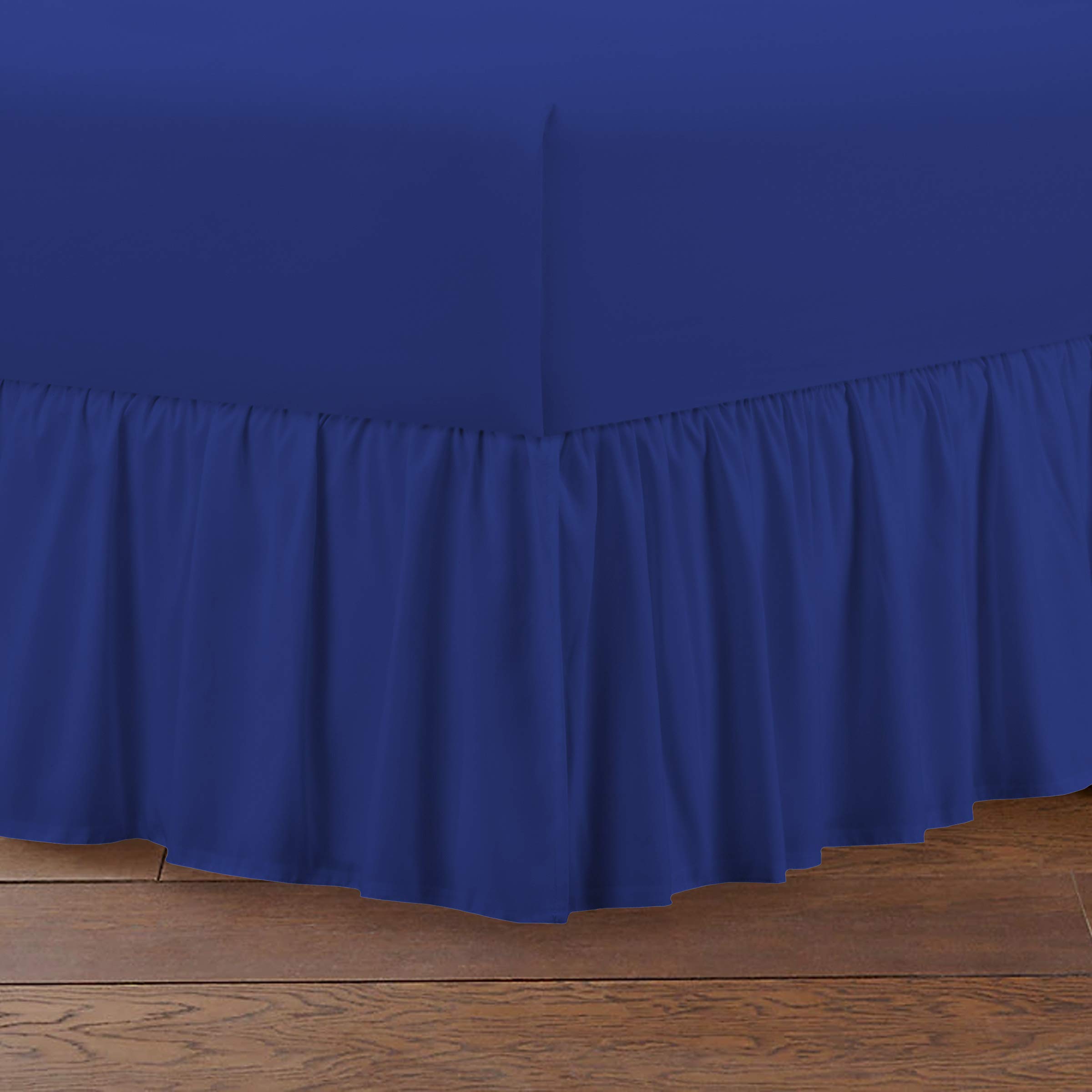 Polycotton Frill Valance Sheet Plain Dyed Fitted Bed Base Cover Soft Easy Care Solid Colours Single Double King Super King