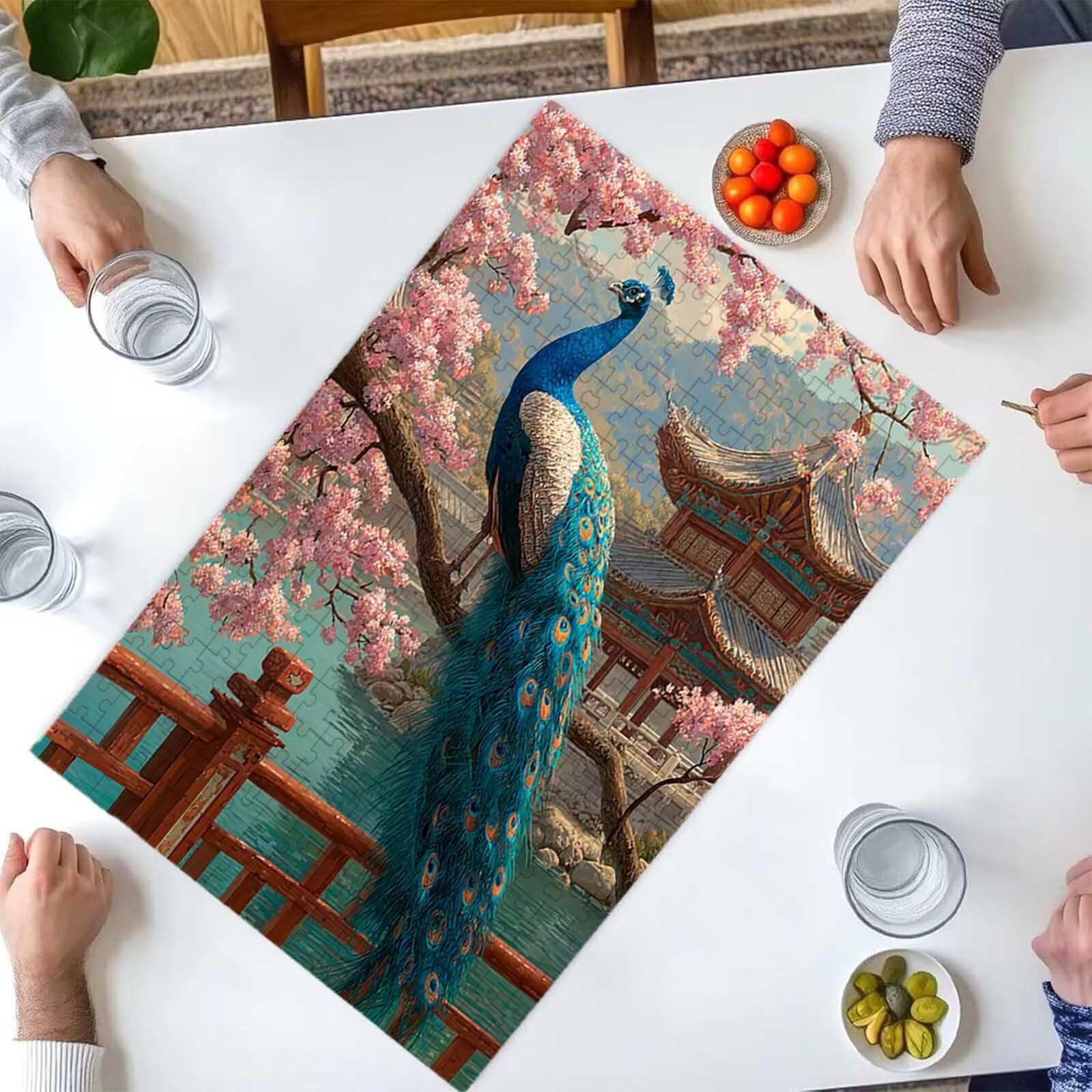 1500 Pezzi di Puzzle, 1500 Pezzi di Puzzle per Adulti, Regalo Anniversario, Regalo Natale, Decorazione Della Casa, Prevenzione Della Degenerazione Cerebrale Negli Anziani 87x57cm PjY10732 I-8