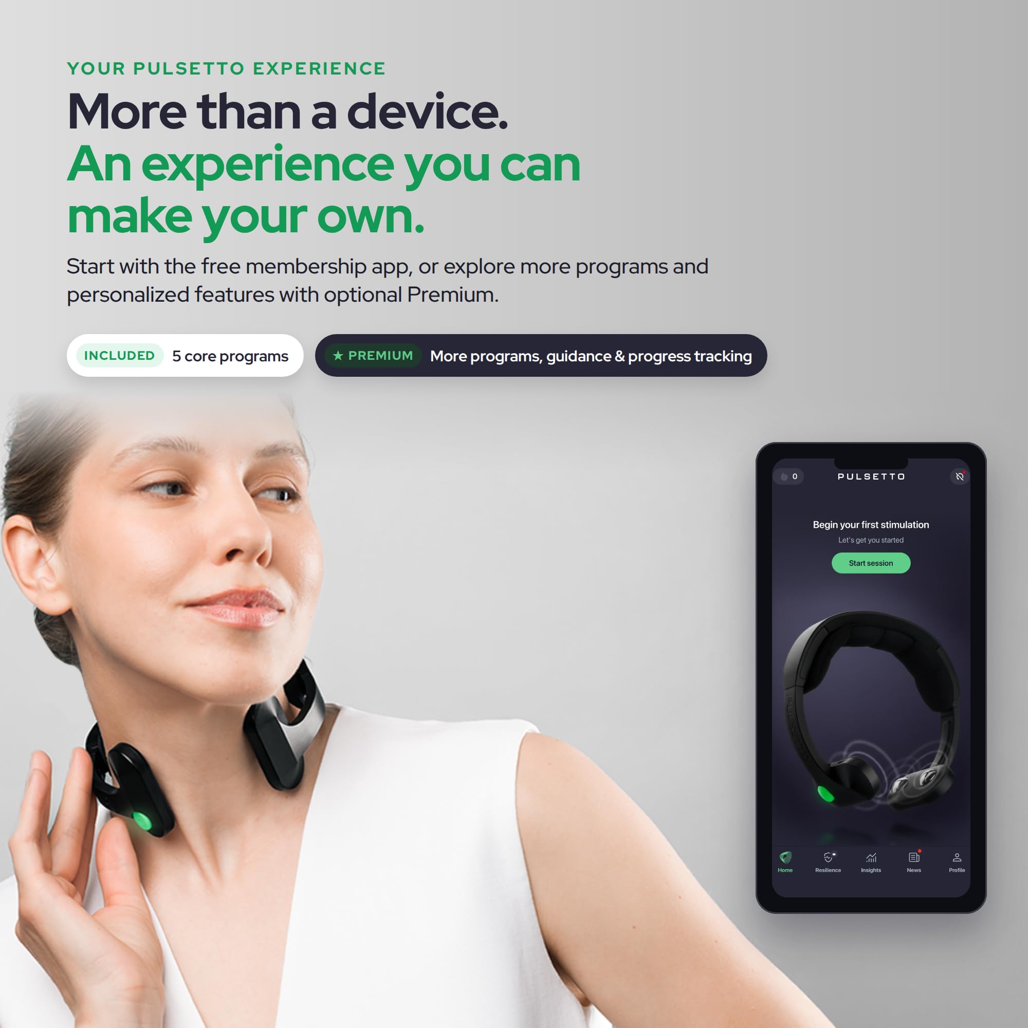 Amazon | Pulsetto FIT 迷走神経刺激装置 より良い睡眠とストレス解消